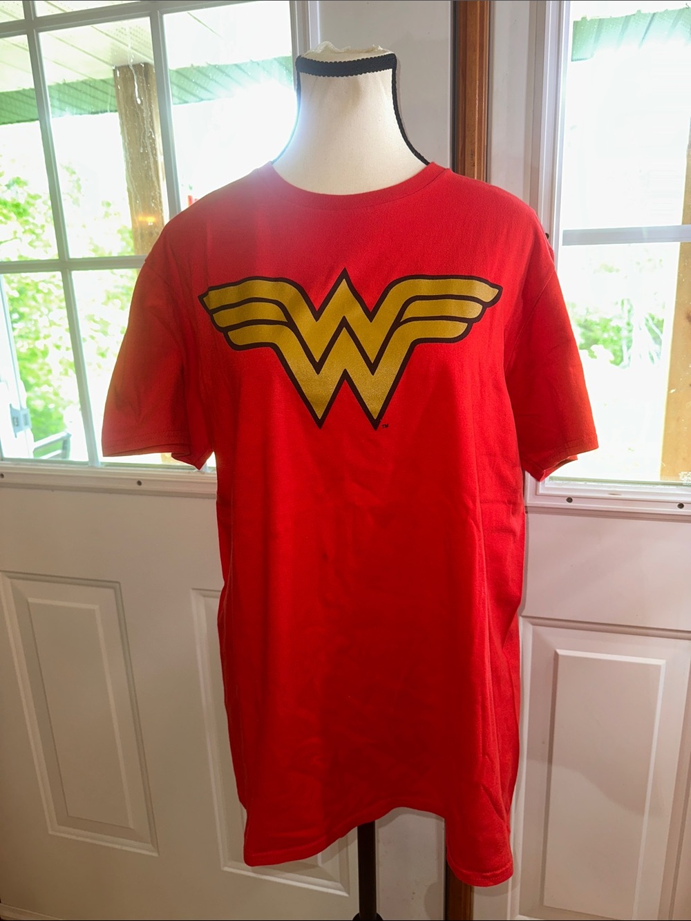 Wonder Woman Red Logo Tee